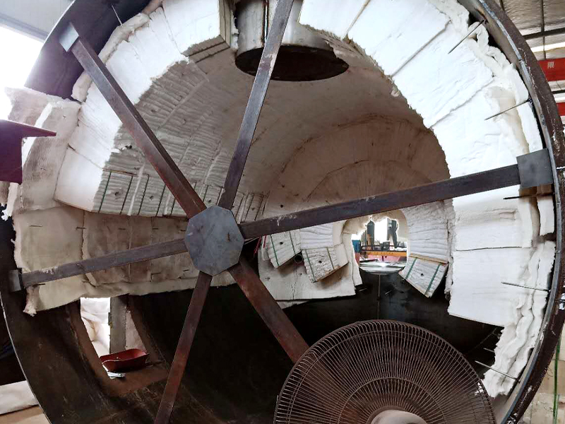 無(wú)錫熱風(fēng)爐陶瓷纖維模塊爐襯施工